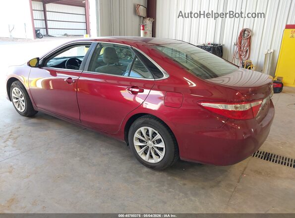 4T1BF1FK1GU539330 2016 TOYOTA CAMRY Red Rear left
