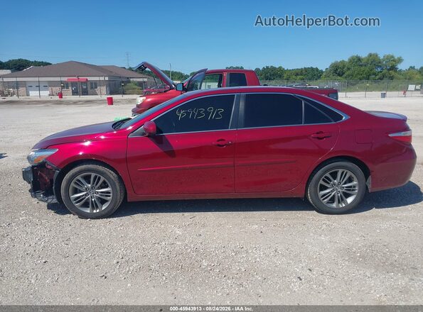 4T1BF1FK1GU547508 2016 TOYOTA CAMRY Red სალონის 360-გრადუსიანი ხედი