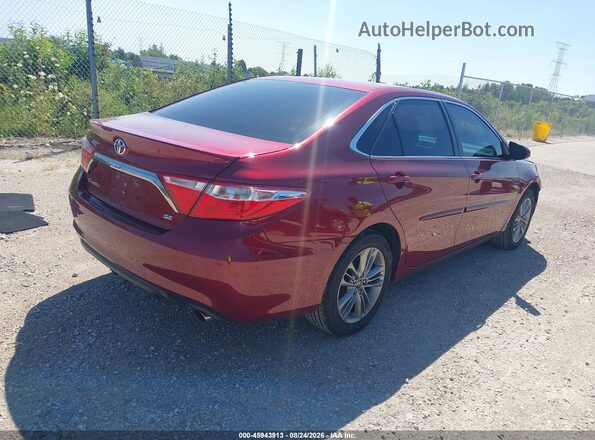 4T1BF1FK1GU547508 2016 TOYOTA CAMRY Red უკანა მარჯვენა