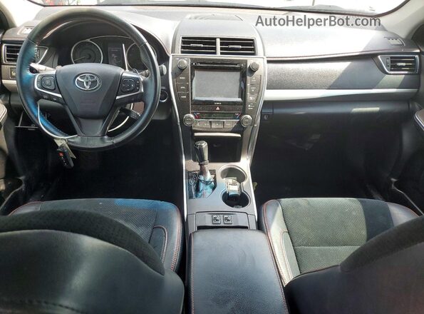 4T1BF1FK1GU576314 2016 TOYOTA CAMRY Black Առջևի վահանակի տեսք