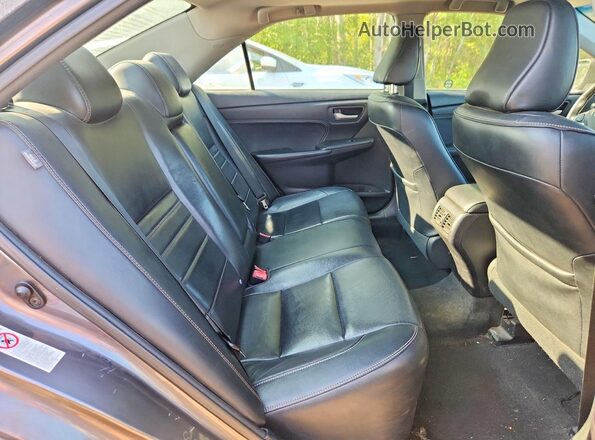4T1BF1FK1GU591640 2016 TOYOTA CAMRY Gray უკანა სალონის ხედი