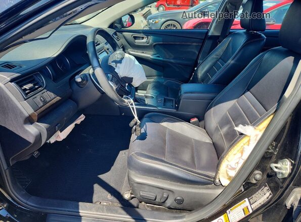 4T1BF1FK1HU433736 2017 TOYOTA CAMRY Black Սալոնի դիմացի տեսք