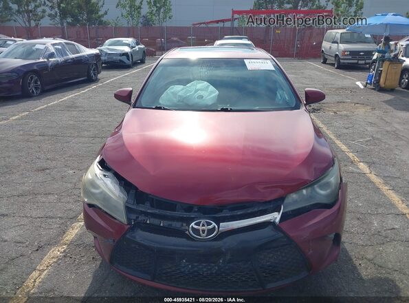 4T1BF1FK1HU664765 2017 TOYOTA CAMRY Red Vista frontal