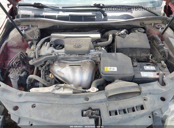 4T1BF1FK1HU664765 2017 TOYOTA CAMRY Red Vista trasera