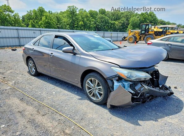 4T1BF1FK1HU805088 2017 TOYOTA CAMRY Gray Передня права чверть