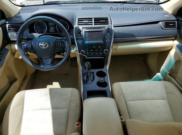 4T1BF1FK2GU136361 2016 TOYOTA CAMRY Tan Widok deski rozdzielczej