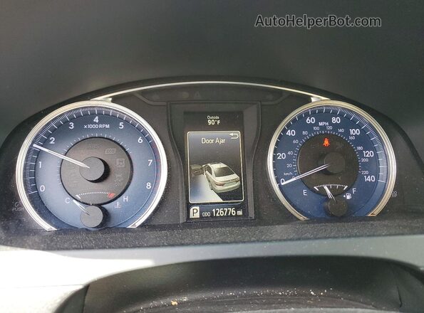 4T1BF1FK2GU136361 2016 TOYOTA CAMRY Tan Widok zestawu wskaźników