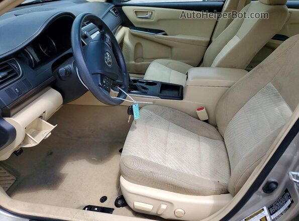 4T1BF1FK2GU136361 2016 TOYOTA CAMRY Tan Widok wnętrza z przodu