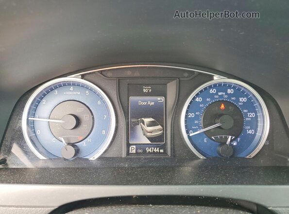 4T1BF1FK2GU156979 2016 TOYOTA CAMRY Black Instrument cluster view
