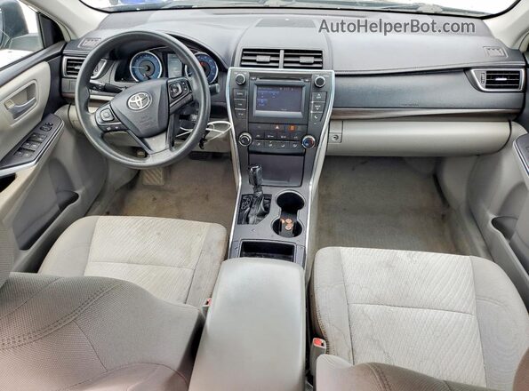 4T1BF1FK2GU156979 2016 TOYOTA CAMRY Black Dashboard view