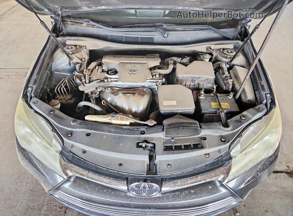 4T1BF1FK2GU209325 2016 TOYOTA CAMRY Серый Вид задней части салона