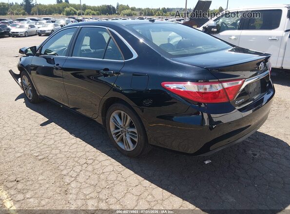 4T1BF1FK2GU219983 2016 TOYOTA CAMRY Black Задня ліва чверть