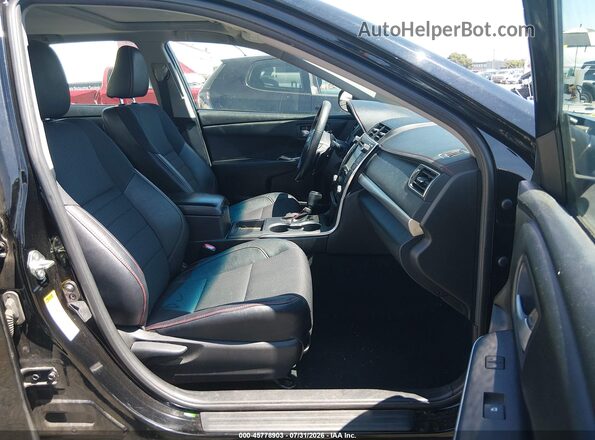 4T1BF1FK2GU219983 2016 TOYOTA CAMRY Black Вид салону спереду