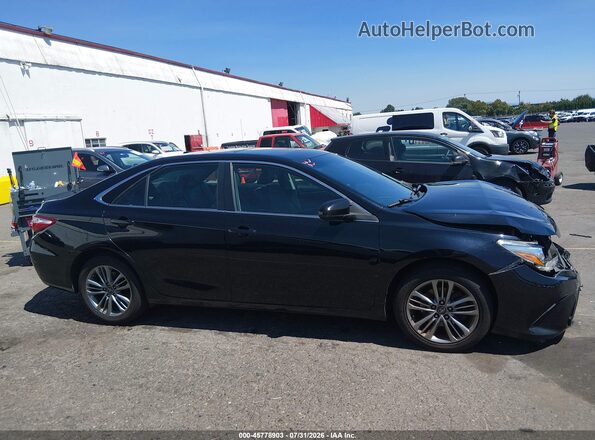 4T1BF1FK2GU219983 2016 TOYOTA CAMRY Black Вид задньої частини салону