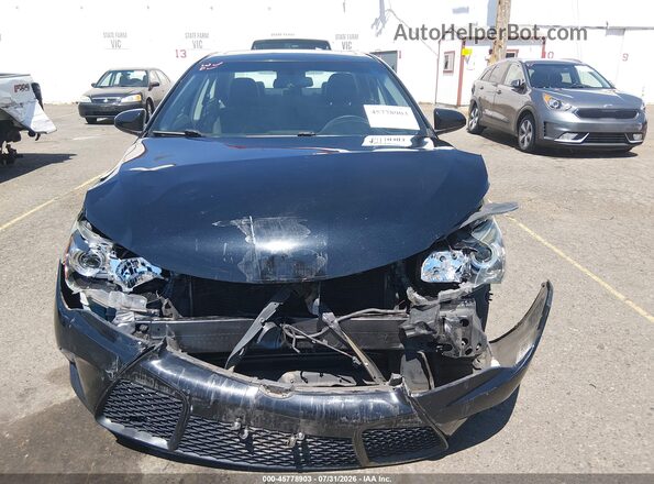 4T1BF1FK2GU219983 2016 TOYOTA CAMRY Black Вид щитка приладів