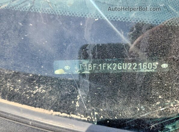 4T1BF1FK2GU221605 2016 TOYOTA CAMRY Black Vista del compartimento del motor