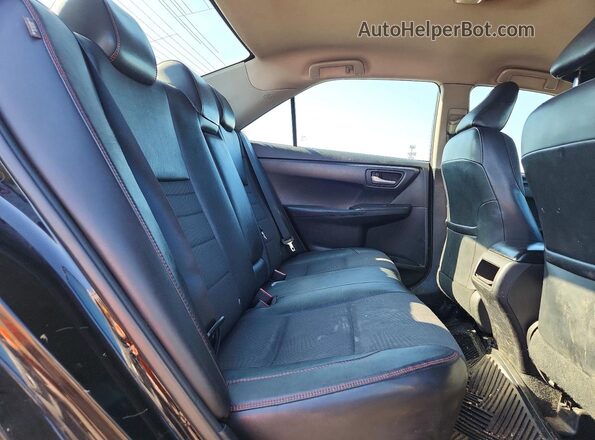 4T1BF1FK2GU224620 2016 TOYOTA CAMRY Black უკანა სავარძლების ხედი
