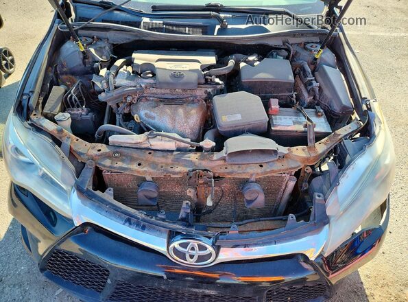 4T1BF1FK2GU224620 2016 TOYOTA CAMRY Black უკანა სალონის ხედი