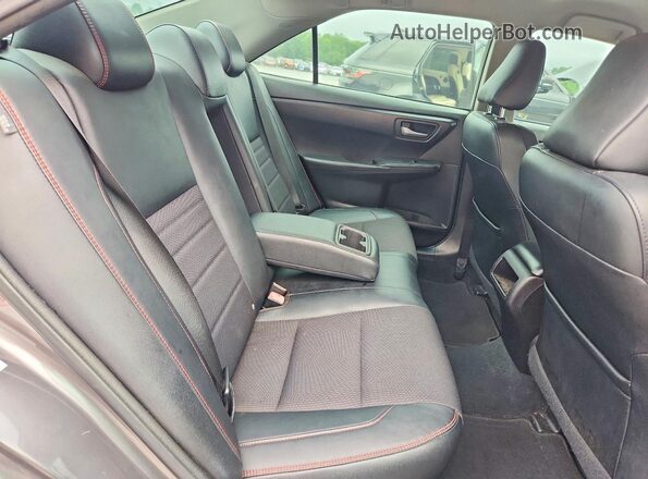 4T1BF1FK2GU228022 2016 TOYOTA CAMRY Gray Вид задніх сидінь