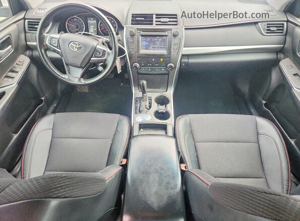 4T1BF1FK2GU228022 2016 TOYOTA CAMRY Gray Вид панелі приладів