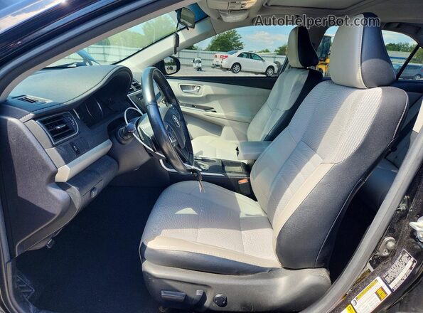 4T1BF1FK2GU228859 2016 TOYOTA CAMRY Черный Вид салона спереди