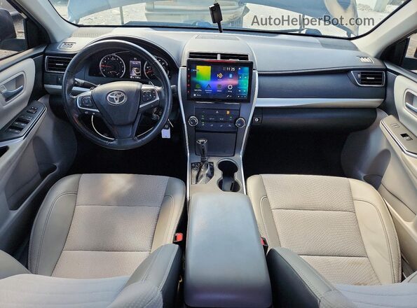 4T1BF1FK2GU228859 2016 TOYOTA CAMRY Черный Вид панели приборов