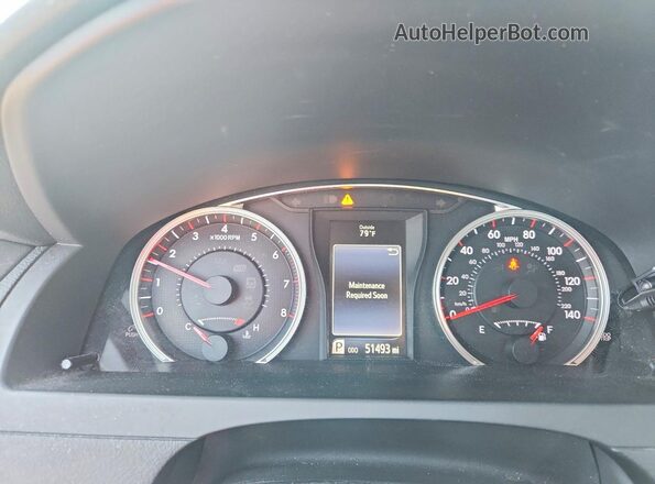4T1BF1FK2GU228859 2016 TOYOTA CAMRY Черный Вид щитка приборов