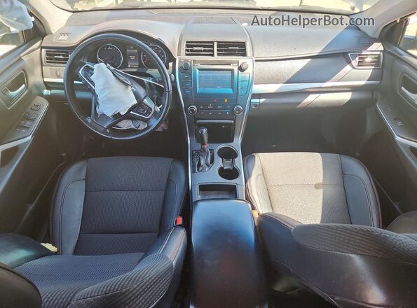 4T1BF1FK2GU230143 2016 TOYOTA CAMRY Black Вид панелі приладів
