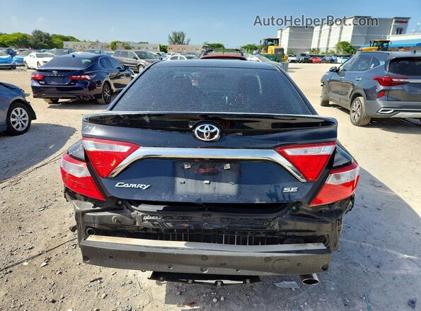 4T1BF1FK2GU240980 2016 TOYOTA CAMRY Black უკანა ხედი