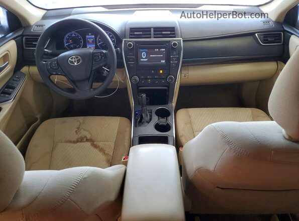 4T1BF1FK2GU533519 2016 TOYOTA CAMRY Tan Widok deski rozdzielczej