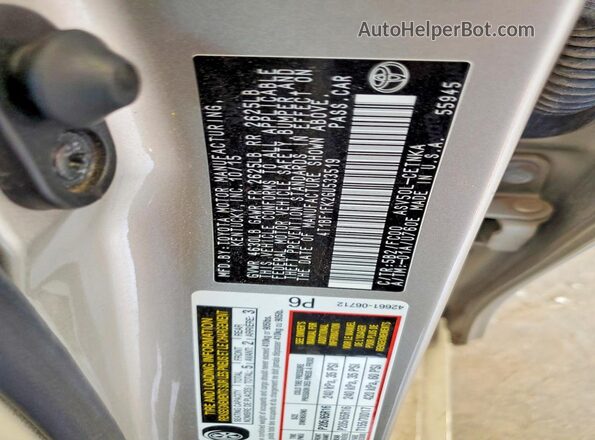 4T1BF1FK2GU533519 2016 TOYOTA CAMRY Tan Widok naklejki z numerem VIN