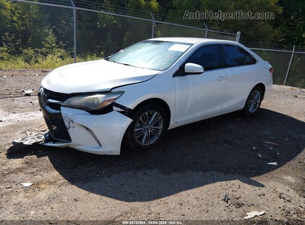 4T1BF1FK2HU319552 2017 TOYOTA CAMRY White წინა მარცხენა ხედი სამი მეოთხედიდან
