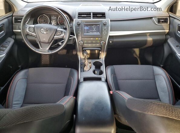 4T1BF1FK2HU432871 2017 TOYOTA CAMRY Blue Առջևի վահանակի տեսք