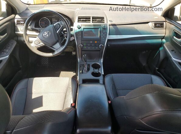4T1BF1FK2HU673359 2017 TOYOTA CAMRY Gray Вид панелі приладів
