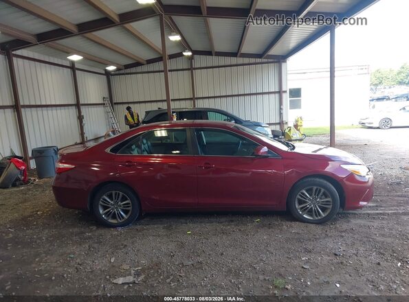 4T1BF1FK2HU680568 2017 TOYOTA CAMRY Red Панорамний вид салону 360°