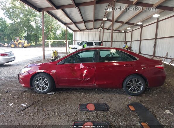4T1BF1FK2HU680568 2017 TOYOTA CAMRY Red 