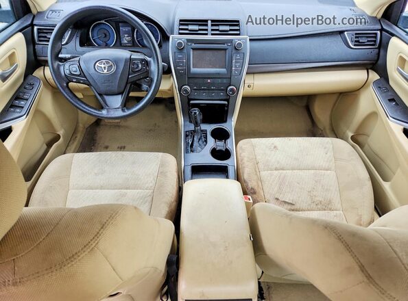 4T1BF1FK2HU684524 2017 TOYOTA CAMRY Blue Widok deski rozdzielczej