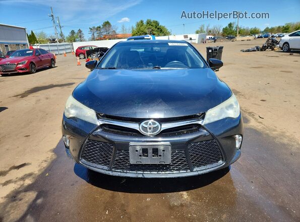 4T1BF1FK3GU121335 2016 TOYOTA CAMRY Black Widok z przodu