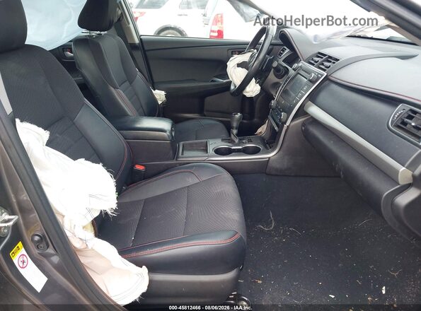 4T1BF1FK3GU195712 2016 TOYOTA CAMRY Gray წინა სალონის ხედი