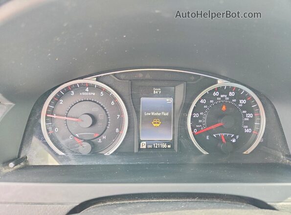 4T1BF1FK3GU237182 2016 TOYOTA CAMRY Серебряный Вид щитка приборов