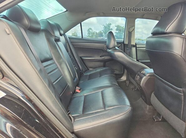 4T1BF1FK3GU589808 2016 TOYOTA CAMRY Black Вид задніх сидінь