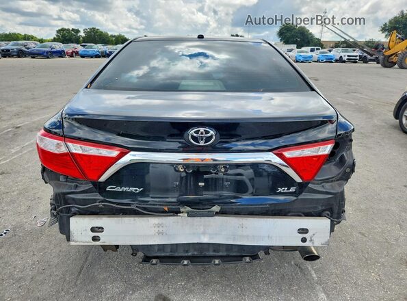 4T1BF1FK3GU589808 2016 TOYOTA CAMRY Black Вид ззаду