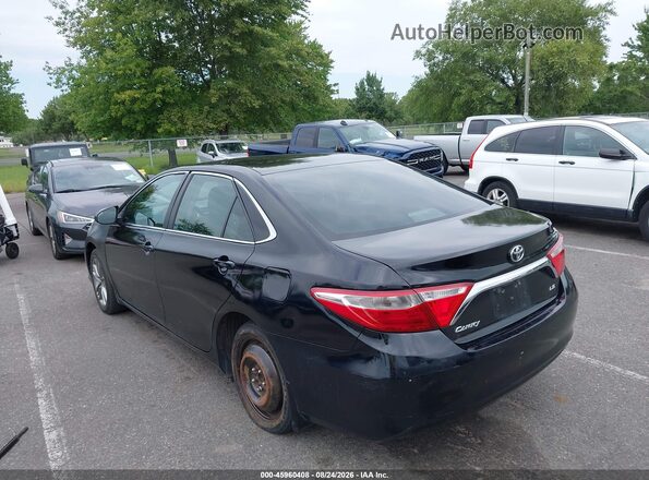4T1BF1FK3HU615700 2017 TOYOTA CAMRY Black Задня ліва чверть