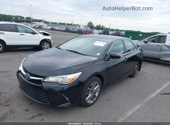 4T1BF1FK3HU615700 2017 TOYOTA CAMRY Black Передня ліва чверть