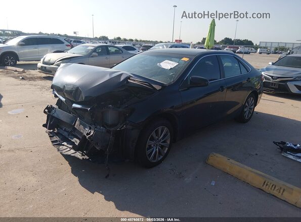 4T1BF1FK3HU617799 2017 TOYOTA CAMRY Black წინა მარცხენა ხედი სამი მეოთხედიდან