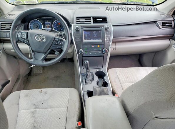 4T1BF1FK3HU727459 2017 TOYOTA CAMRY Синий Вид панели приборов
