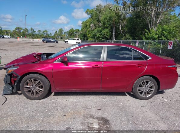 4T1BF1FK3HU734136 2017 TOYOTA CAMRY Red 