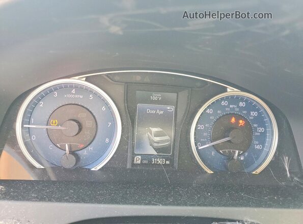 4T1BF1FK4GU233786 2016 TOYOTA CAMRY Белый Вид щитка приборов