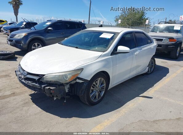 4T1BF1FK4GU241192 2016 TOYOTA CAMRY Белый Передняя левая четверть