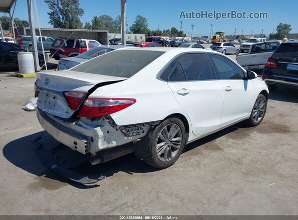 4T1BF1FK4GU241192 2016 TOYOTA CAMRY Белый Задняя правая четверть